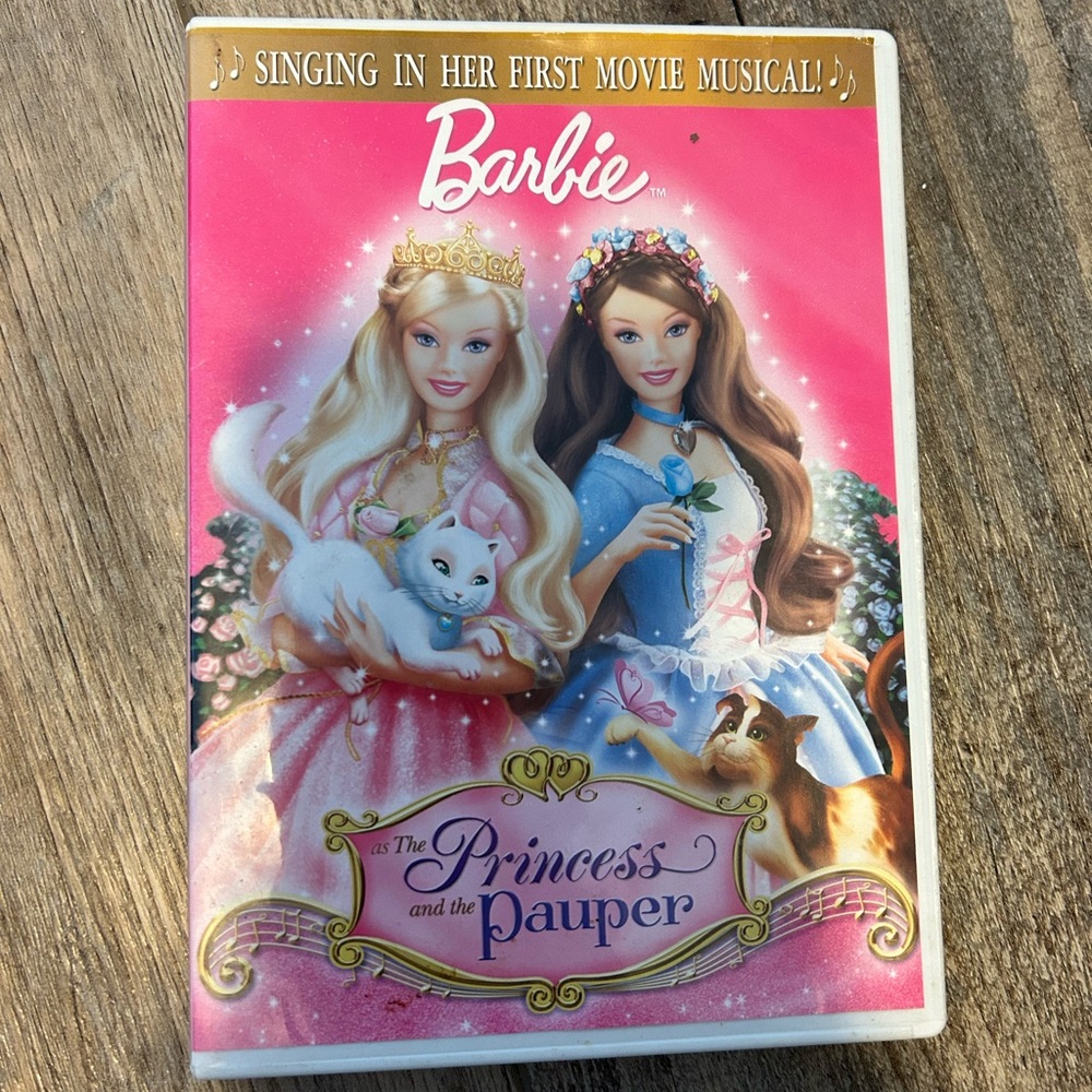 Barbie the princess and the pauper DVD